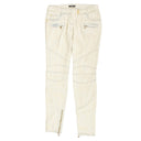 Light Blue Bleached Moto Jeans