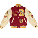 BOURDEAUX/CREAM LE VALLEY VARSITY JACKET