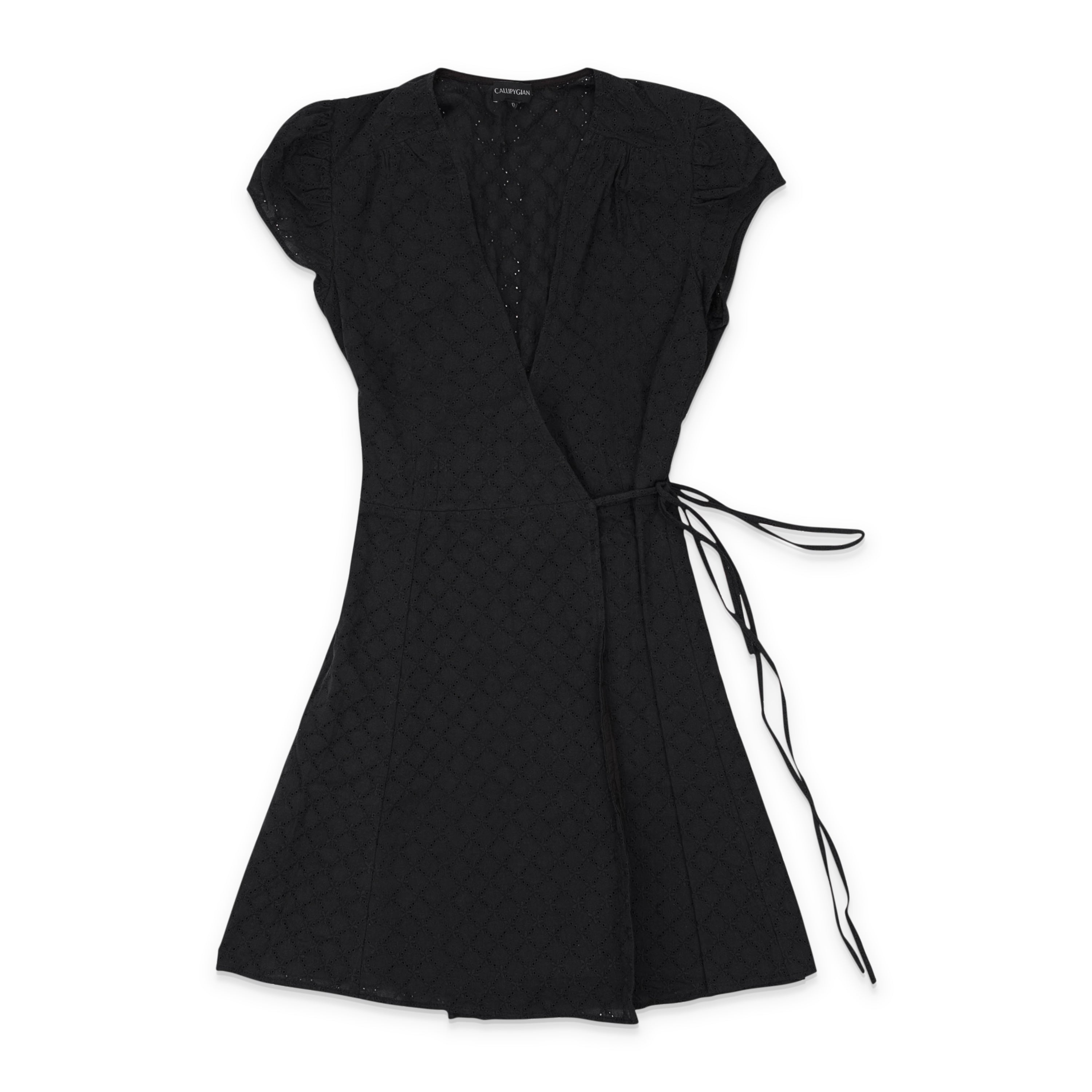 WRAP BLACK MINI DRESS – 1nventory
