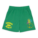 WOODSTOCK MESH GREEN SHORTS