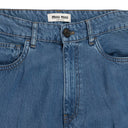 EMBROIDERY NAVY JEANS