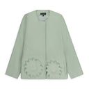 EMBOSSED GREEN JACKET