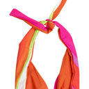 PINK/ORANGE/GREEN ONE-PIECE SWIMSUIT