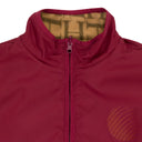 LOGO REVERSIBLE FLEECE NYLON BURGUNDY BOMBERS