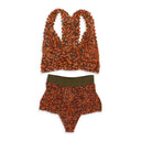 MIX HEALING CRYSTAL ORANGE BIKINI