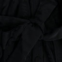 LOGO PRINT BASEBALL SS BLACK BLOUSE