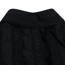 LOGO PRINT BASEBALL SS BLACK BLOUSE