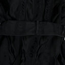 LOGO PRINT BASEBALL SS BLACK BLOUSE