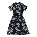 FALLEN ANGEL BLACK/WHITE DAY DRESS
