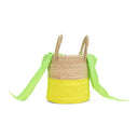 EXCLUSIVE NEON BUCKET YELLOW SHOULDER BAG