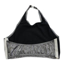 SIDE STRIPE CHUCK GREY CROP TOP