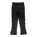 CHILANGO CHARRO LEATHER BLACK PANTS