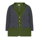 GREEN/GREY SLICE JACKET
