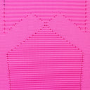 PINK BUBBLEGUM RIB KNIT MOCK SWEATER