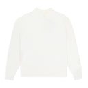 WHITE TROMPE SWEATER