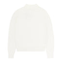 WHITE TROMPE SWEATER