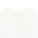 WHITE TROMPE SWEATER