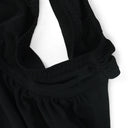 BLACK HALTER BUTTERFLY BODYSUIT