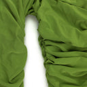 GREEN OFF SHOULDER SLINKY BLOUSE