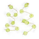 GREEN BEAD WIRE EARINGS