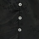 BLACK JACQUARD BUTTON BLOUSE