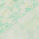 BLUE/WHITE PRINTED AND BLEACHED FLORAL BLOUSE