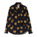 BLACK TEDDY BEAR-PRINT T-SHIRT