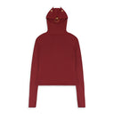 BORDEAUX KNIT HOODIE