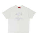 WHITE MILITARY LOGO T-SHIRT