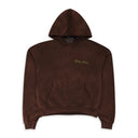 BROWN LOGO HOODIE