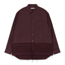 RED BUTTON-DOWN SHIRT