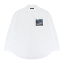 WHITE TWIN PEAKS PATCH SHIRT