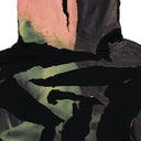 BLACK S-MAC-HOODED PAINTED HOODIE