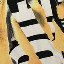 BLACK S-MAC-HOODED PAINTED HOODIE