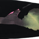 BLACK S-MAC-HOODED PAINTED HOODIE