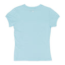AQUAMARINE EAT SLEEP RAVE GLITTER FITTED T-SHIRT