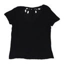 BLACK RIPPED T-SHIRT