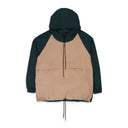 BEIGE/GREEN EMILIO PACKABLE WINDBREAKER