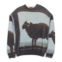 BLACK DAMIEN HIRST BUFFALO SWEATER