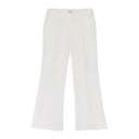 WHITE LOW WAISTED TROUSERS