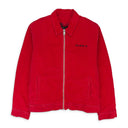 CORD FLANNEL LINED JACKET RED DENIM JACKETS