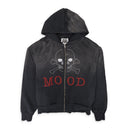 CHARCOAL POT POISON ZIP HOODIE