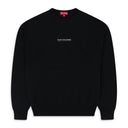 BLACK FUCK EVERYBODY CREWNECK SWEATSHIRT
