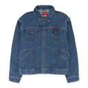 BLUE ZIPPER DENIM JACKET