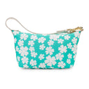 BLUE FLORAL PRINT SHOULDER BAG