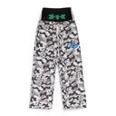 GREEDY UNIT x MURD333R.FM WHITE CAMO SWEATSHORTS