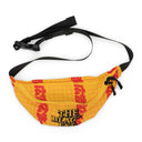 Yellow AS ADVERTISED LABEL TEXTILE WAIST POUCH