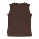 BROWN POCKET TANK TOP