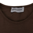 BROWN POCKET TANK TOP