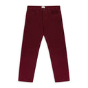 RED GARMENT DYED STRAIGHT FIT DENIM